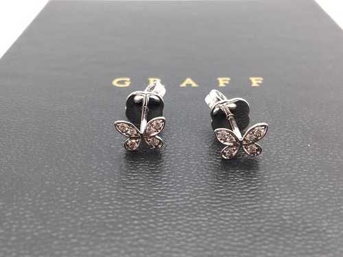 グラフ買取 バタフライ ミニ スタッドピアス 